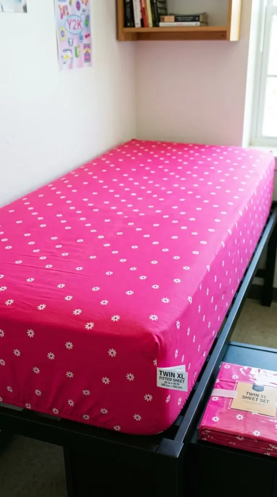 13 Dorm Bed Inspo Y2K Retro Colorful Bold Twin XL Style 1 1. Getting the Twin XL Sizing Right Before Going Bold