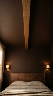 15 Bedroom Aesthetic Earthy Cocooning Cocoa Brown Warm 12 12. Add a Decorative Fireplace or Candle Mantle Moment