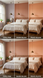 13 Bedroom Paint Colors Warm Blush Quiet Luxury Boutique 12 12. Choose the Right Warm Blush — Avoiding Cool Pink