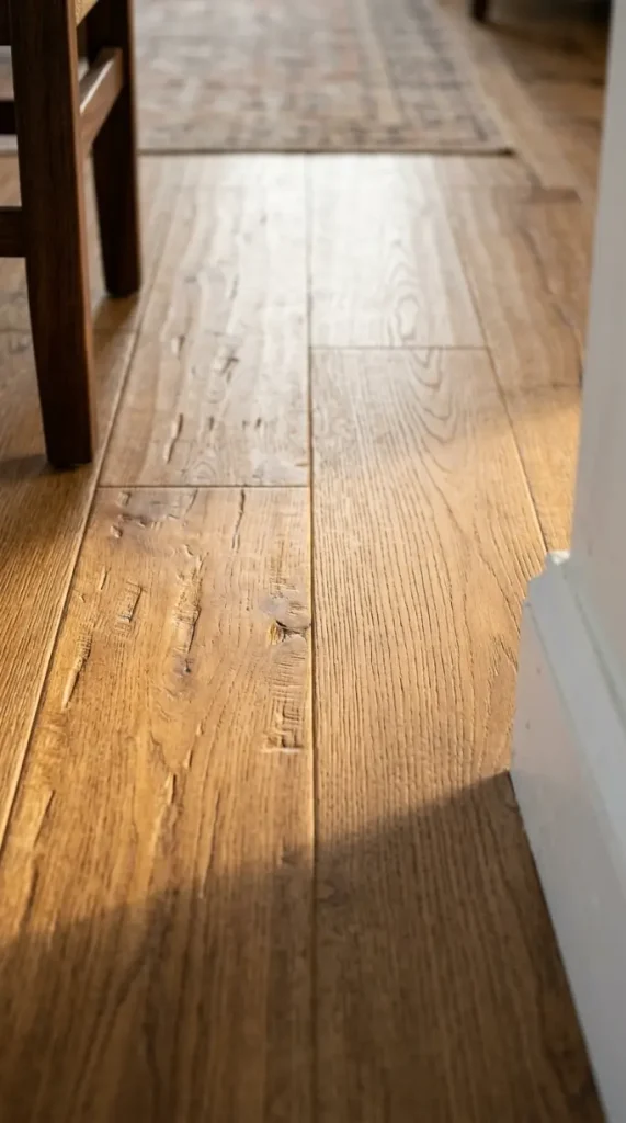25 Affordable Farmhouse Flooring Ideas Budget Laminate Wood 15 15. Hand-Scraped vs Wire-Brushed Laminate Texture Comparison