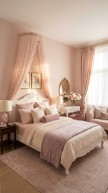 17 Bedroom Aesthetic Romantic Soft Luxe Peony Silk Style 16 16. Style the Complete Romantic Soft Luxe Peony Bedroom in Morning Light