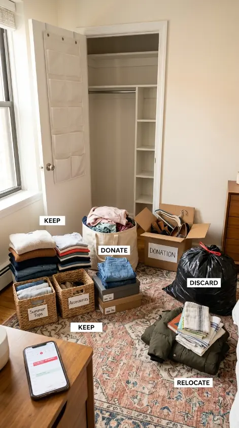 25 Small Storage Closet Organization Tiny Apartment Ideas 25 25. The Six-Month Edit — Organizational Maintenance System