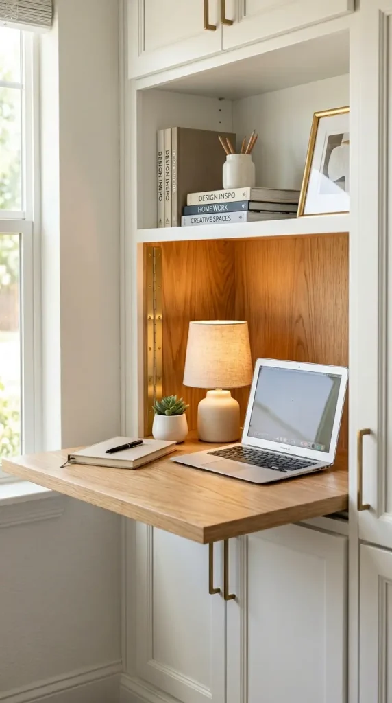 10 Smart Storage Closet Ideas Convertible Murphy Office 3 3. Integrate a Fold-Down Desk Into the Murphy Bed Panel or Flanking Unit