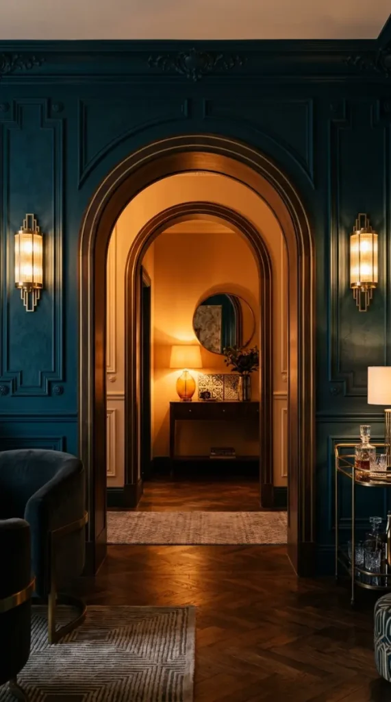 15 Vintage Home Decor Ideas Neo Deco Living Room Glamour 7 7. Curved Architectural Forms — Arched Doorways Rounded Alcoves