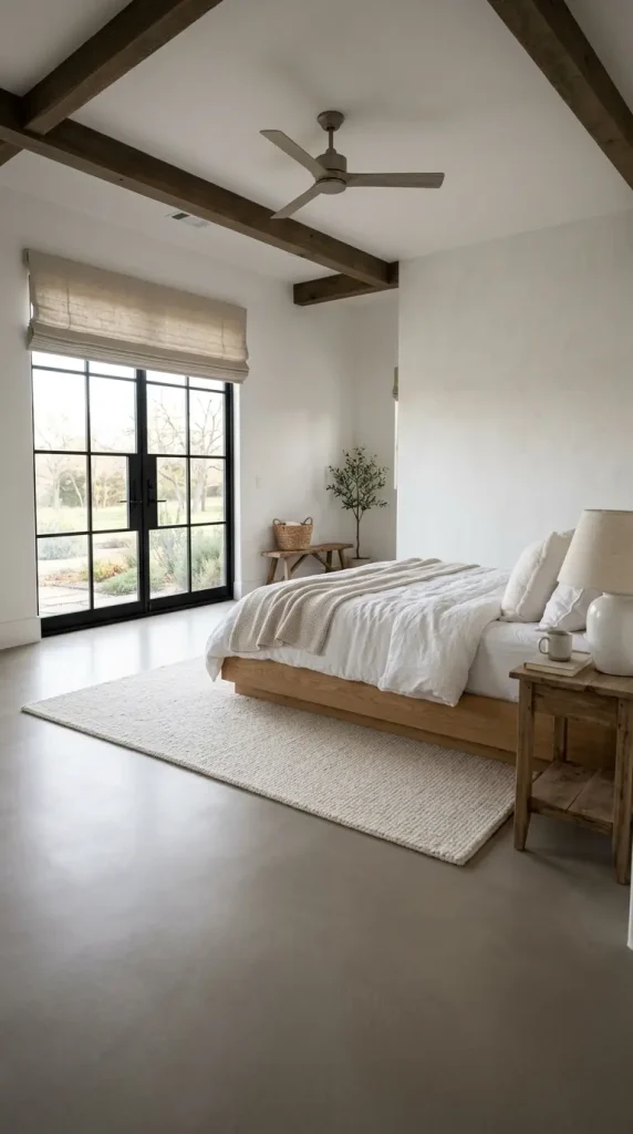 9 Affordable Farmhouse Flooring Ideas Stained Concrete 7 7. Use Water-Based Stain for a More Uniform, Contemporary Farmhouse Tone