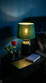 18 Bedroom Aesthetic Dark Moody Maximalist Jewel Tones 8 8. Choose a Dark Lacquered or Ebonized Timber Bedside Table