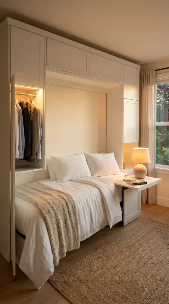 10 Smart Storage Closet Ideas Convertible Murphy Office 8 8. Design the Room to Function as a Complete Guest Suite When the Bed Is Down