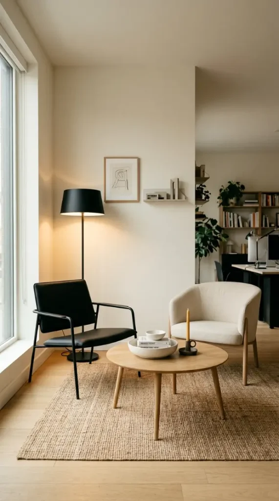 11 Office Room Ideas Shared Dual Desk His and Hers Style 10 10. Add a Small Shared Meeting Corner Away From the Desks