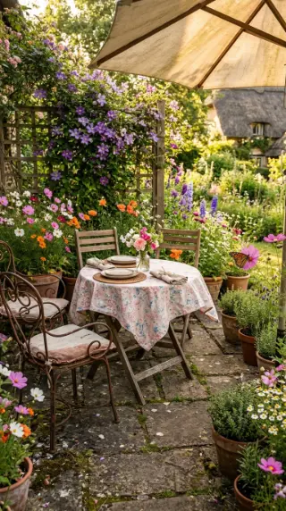 14 Summer Cottagecore Garden Patio Wildflower Sitting 14 14. The Complete Summer Cottagecore Garden Patio Wildflower Sitting