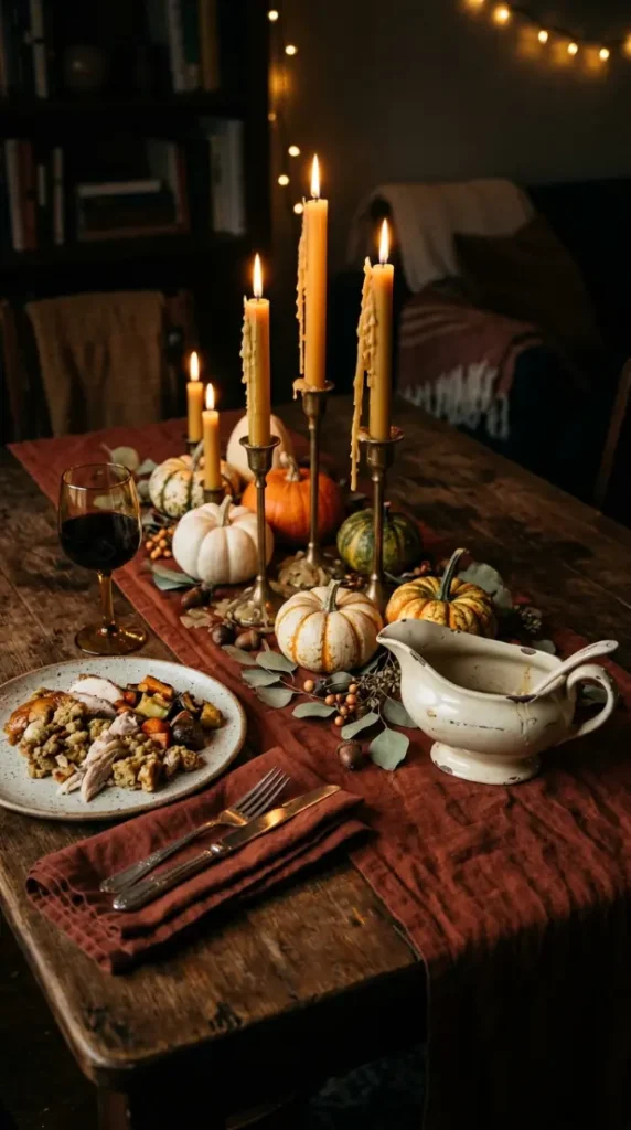 16 Small Moody Thanksgiving Table for Intimate Nights 16 16. The Complete Small Moody Thanksgiving Table for Intimate Nights