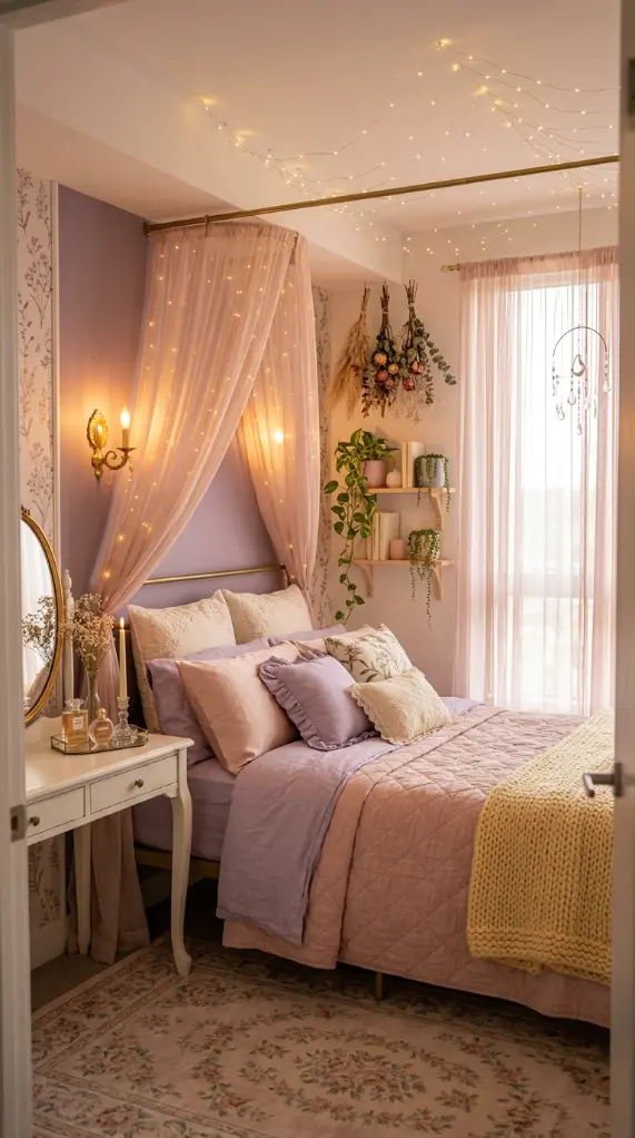 24 Apartment Bedroom Decor Pastel Dreamy Feminine Style 24 24. The Complete Dreamy Pastel Bedroom Reveal