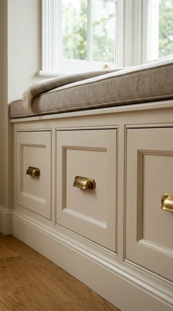 17 Cozy Reading Corners Built-In Window Seat Timeless 6 6. Storage Drawers Beneath the Bench