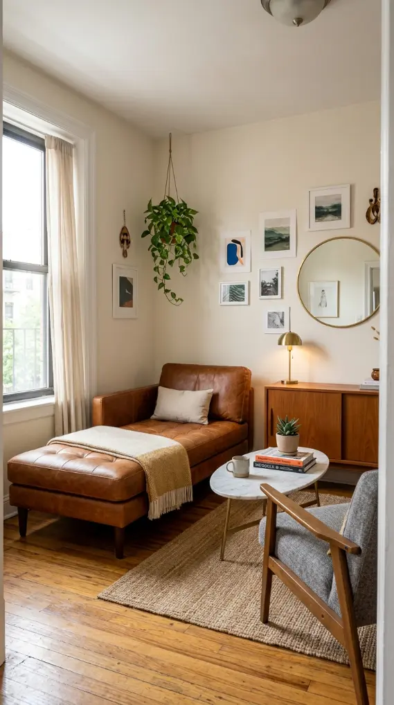 24 Chaise Lounge Modern Leather Statement Living Room 7 7. The Small Apartment Chaise Solution
